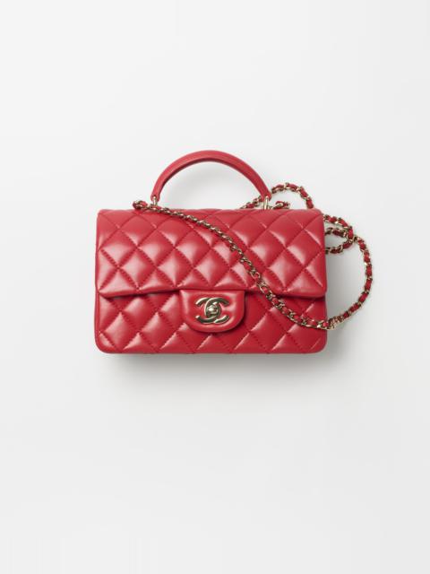 CHANEL Mini Flap Bag with Top Handle