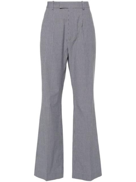 Vivienne Westwood gingham-pattern flared trousers
