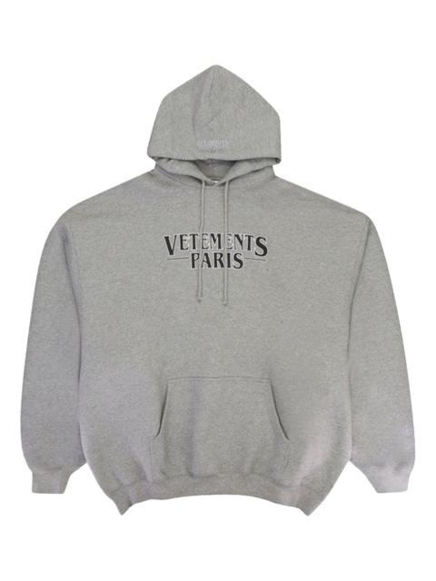 VETEMENTS Paris logo-print hoodie