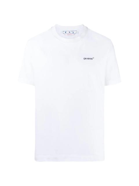 Off-White Caravag Arrow Slim SS Tee "White / Black" OMAA027C99JER0030110
