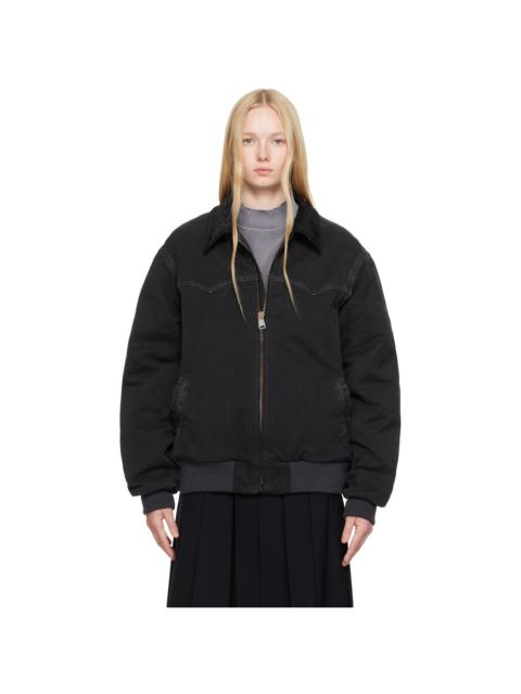 Maison Margiela Black Yoke Caban Jacket