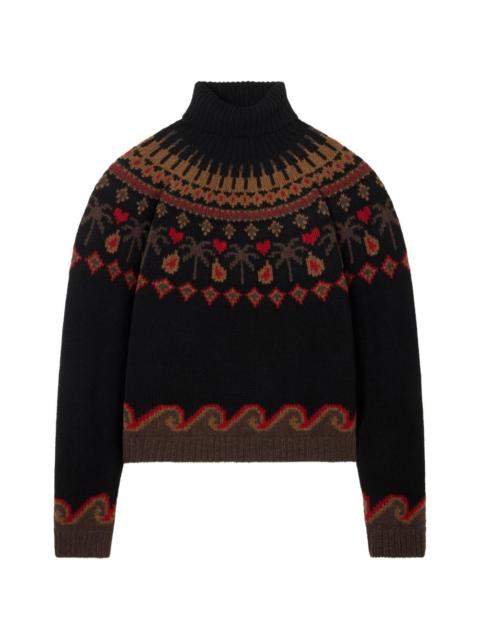 Alanui Sweet Winter roll-neck sweater