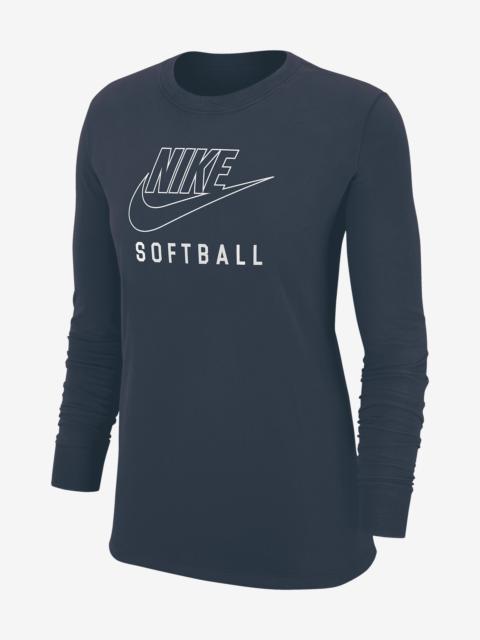 Nike Swoosh Women's Softball Long-Sleeve T-Shirt