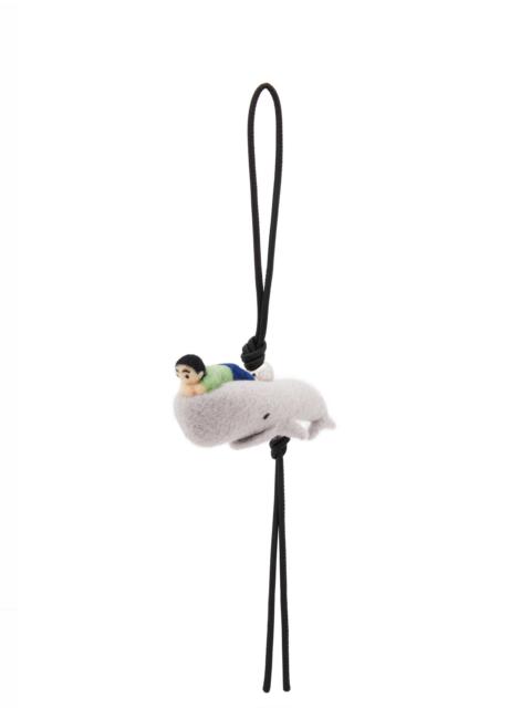 Loewe Kid with Whale charm in felt and calfskin