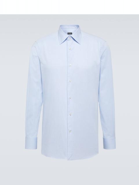 Cotton-blend shirt