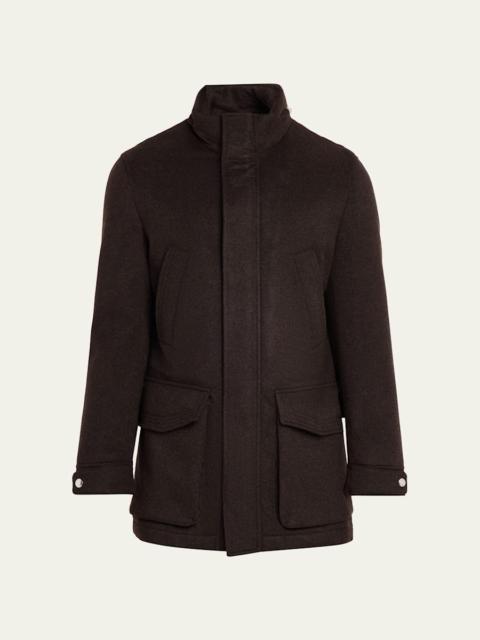 Brunello Cucinelli Men's Cashmere Field Coat