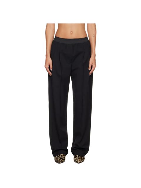 Loulou de Saison Black Niro Elasticated Waistline Trousers