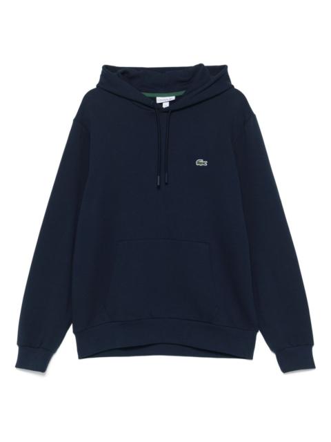 LACOSTE logo-embroidered hoodie