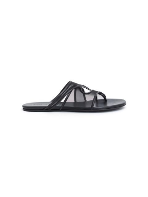 CHRISTOPHER ESBER Ringer Mesh Flip Flops black