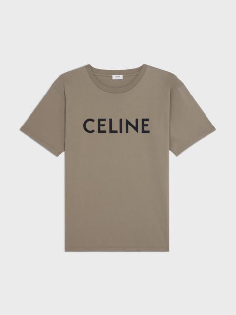 CELINE LOOSE CELINE T-SHIRT IN COTTON JERSEY