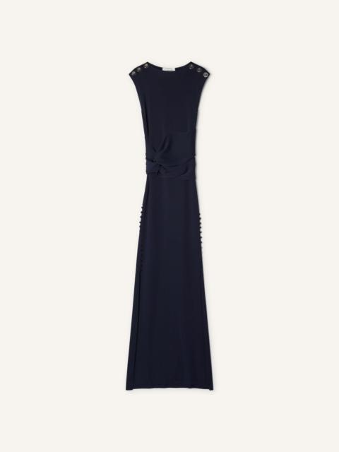 Lanvin VISCOSE FITTED CHOKER DRESS
