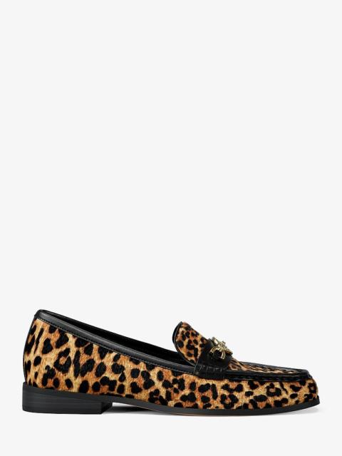 MICHAEL KORS Kacey Leopard Print Calf Hair Loafer