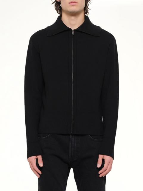 entire studios Knit Zip Up Jacket in Black
