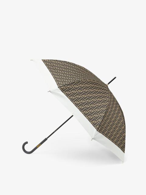 FENDI Brown tech fabric umbrella