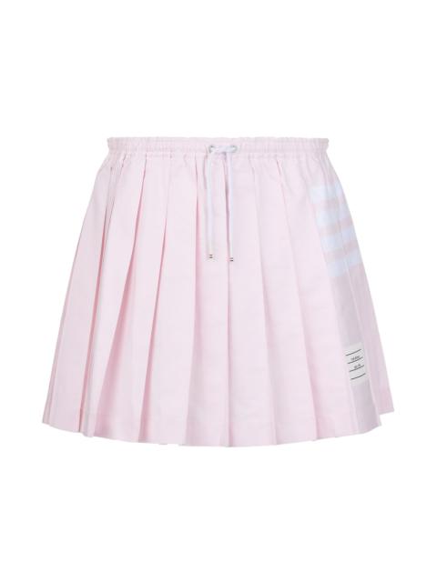 Thom Browne Mini Drawstring Pleated Skirt