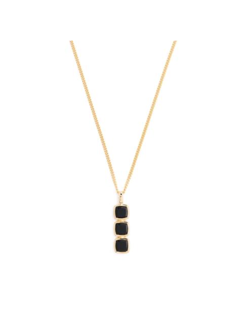 TOM WOOD mini cushion pendant necklace