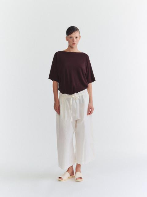 CASEY/CASEY DENMARK PANT - PAPER COT - OFF WHITE