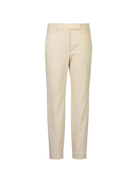 Brunello Cucinelli stretch-design tab-waist tailored trousers