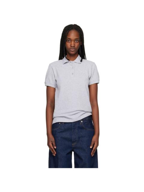 Maison Kitsuné Gray Baby Fox Regular Polo