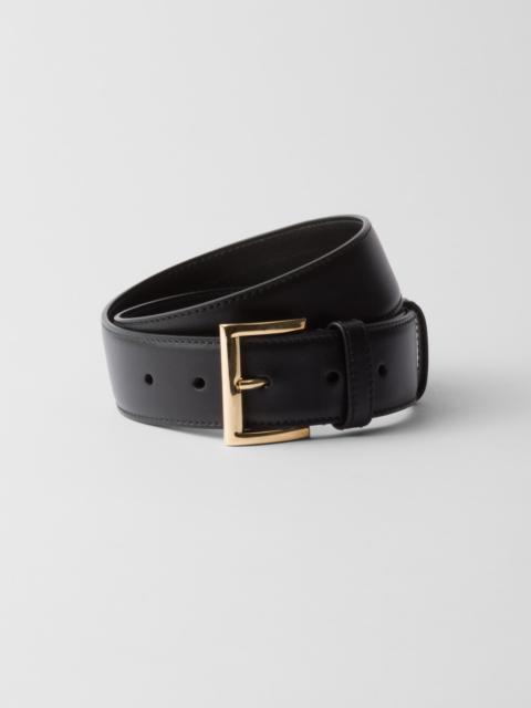 Leather belt