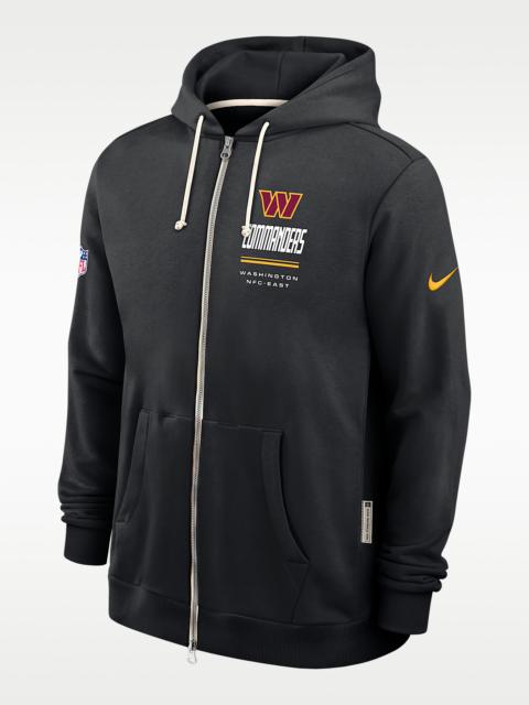 Nike Washington Commanders Sideline Standard Issue Men's Nike Dri-FIT NFL Full-Zip Hoodie