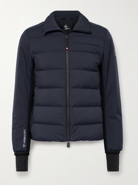 Moncler Grenoble Araripe Stretch-Jersey Trimmed Quilted Down Ski Jacket