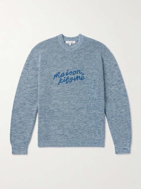 Logo-Embroidered Cotton Sweater