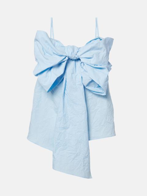 Acne Studios Bow-detail cotton top
