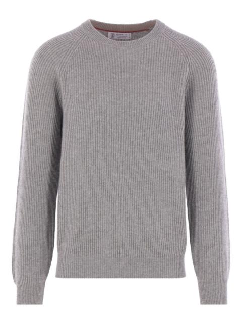 Brunello Cucinelli ribbed crew-neck sweater