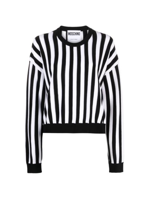 Moschino colour-block striped jumper