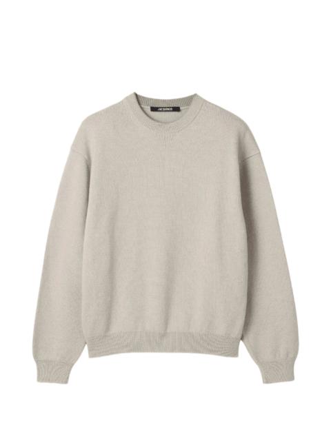 JACQUEMUS Jacquemus Crew-neck Long-sleeve Sweater