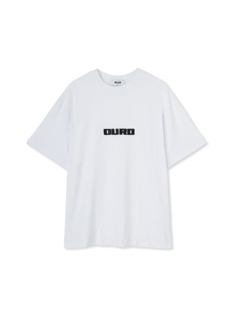 MSGM T-Shirt with embroidered "duro"