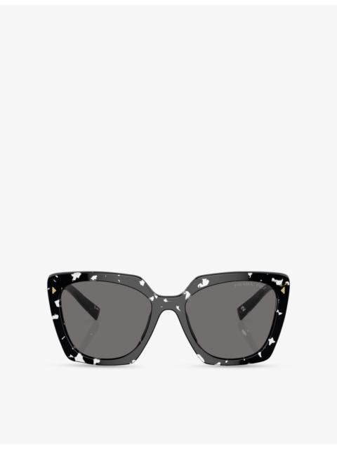 Prada PR 23ZS Abstract-Pattern Acetate Sunglasses