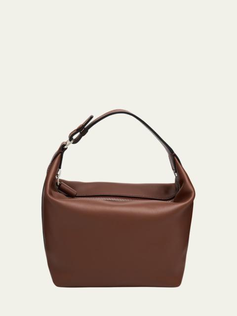 Valextra Mochi Top-Handle Sublime Leather Mini Bag