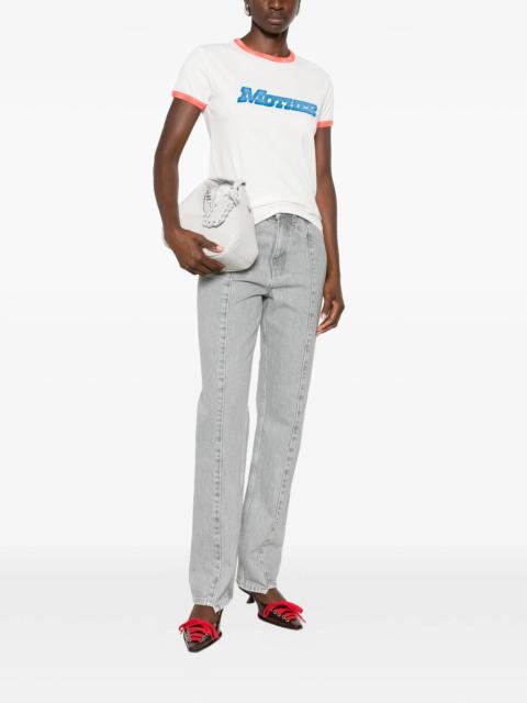MOTHER Mother Logo-print Ringer T-shirt