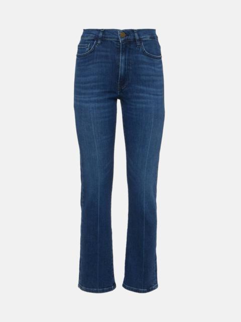 Le High Straight mid-rise jeans