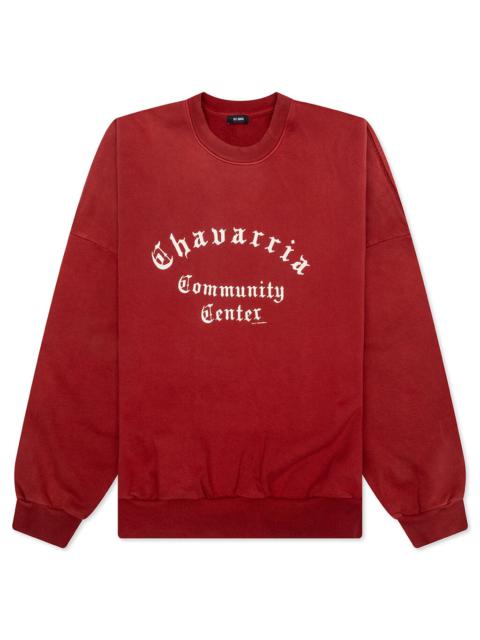 WILLY CHAVARRIA COMMUNITY CENTER HOOLIGAN CREW - HARVARD RED