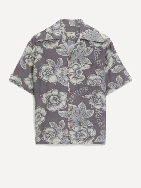 Kapital KOCHI&ZEPHYR ANEMONE RANGLE Collar Silk Rayon Aloha Shirt