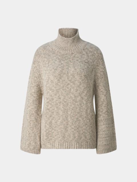 BOGNER Svoni Alpacamix pullover in Off-White/Gray