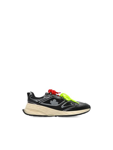 DSQUARED2 Sprinter leaf-appliqué sneakers