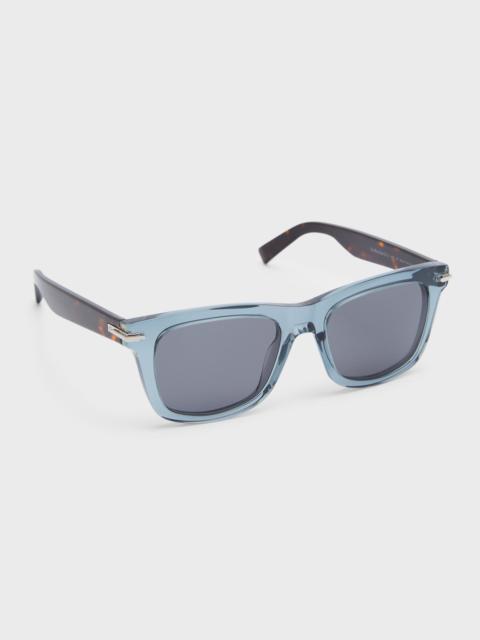 Dior Men's Diorblacksuit Square Acetate Sunglasses