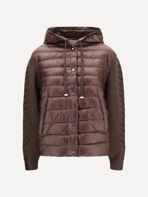 Herno Down Jacket with wool sleeves