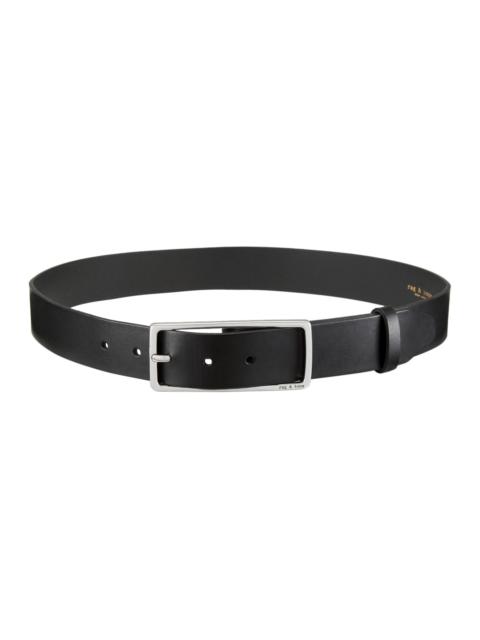 rag & bone Women's Rebound Leather Belt - Black Silver