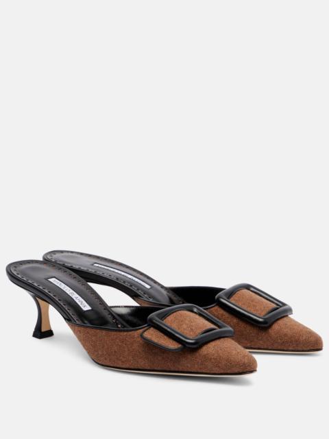Manolo Blahnik Maysale 50 mules