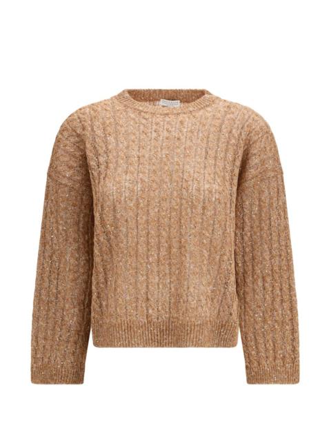 Brunello Cucinelli cable-knit sweater
