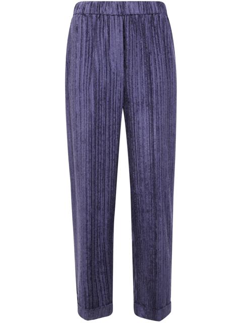 PESERICO Stretch Waisted Velvet Trousers