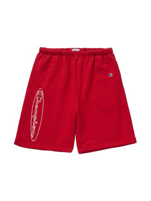 Supreme Supreme Champion Outline Sweatshort Dark Red