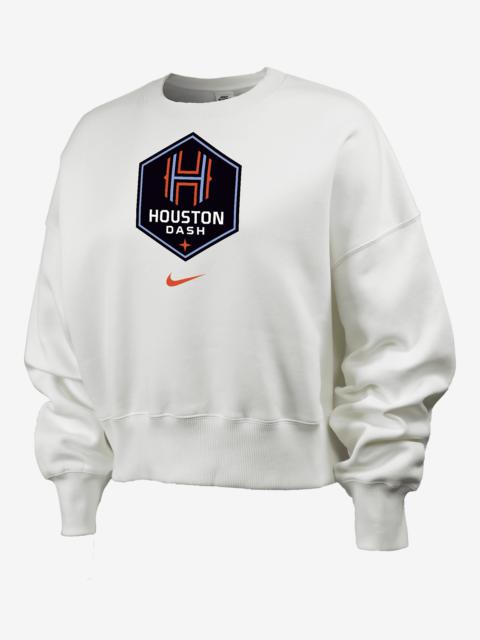 Houston Dash Phoenix Fleece Nike Women's NWSL Crew-Neck Sweatshirt