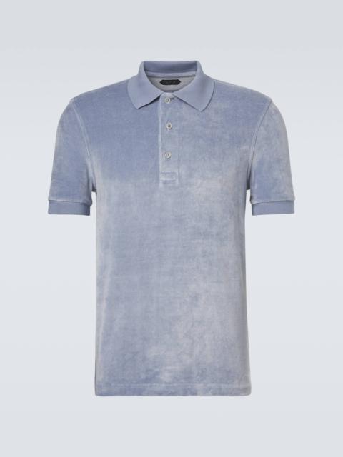 TOM FORD Velvet polo shirt