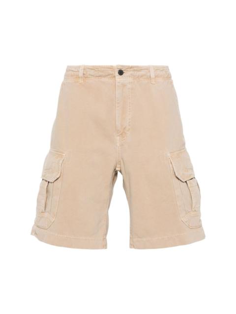 Moschino embroidered-logo cargo shorts